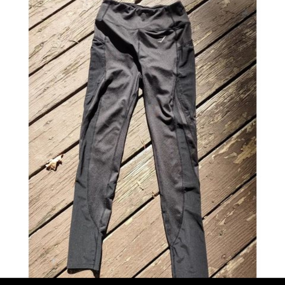 Gymshark Sleek Sculpt Leggings Small Black READ MEASUREMENTS
